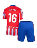 Atletico Madrid Nahuel Molina #16 Hjemmedraktsett Barn 2024-25 Korte ermer (+ bukser)